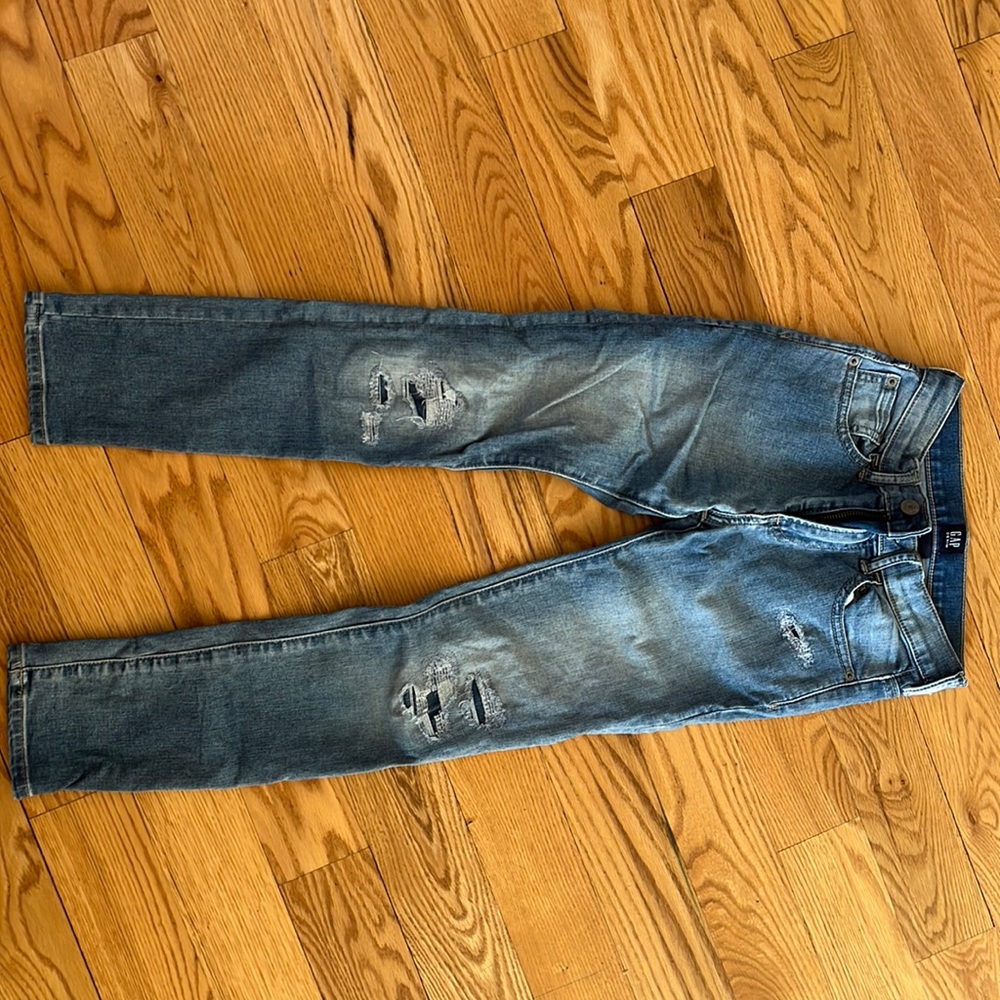 Gap boys distressed denim